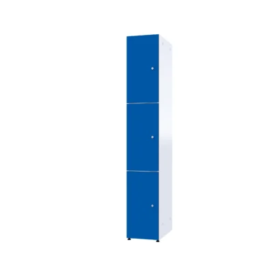 Modułowa szafka metal z HPL - Combo w kolorze Blue Bay