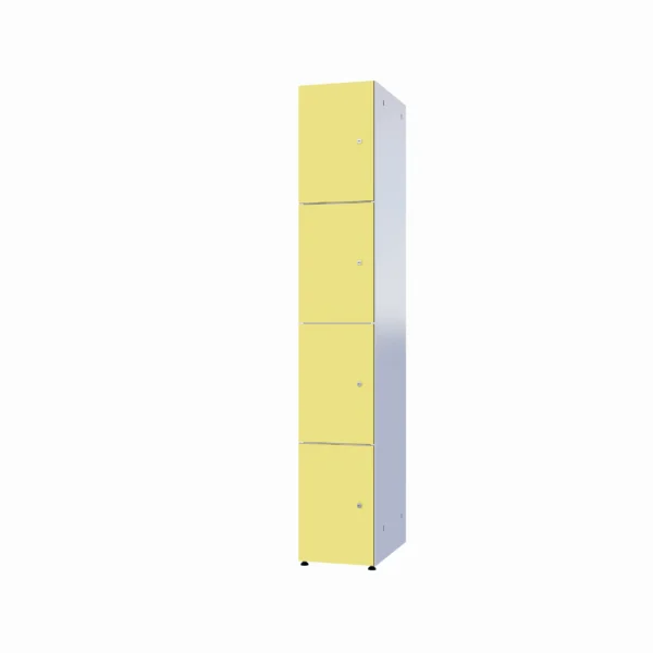 Modułowa szafka metal z HPL - Combo 4 poziomy