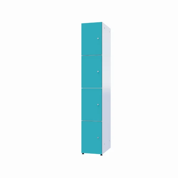 Modułowa szafka metal z HPL - Combo 4 poziomy