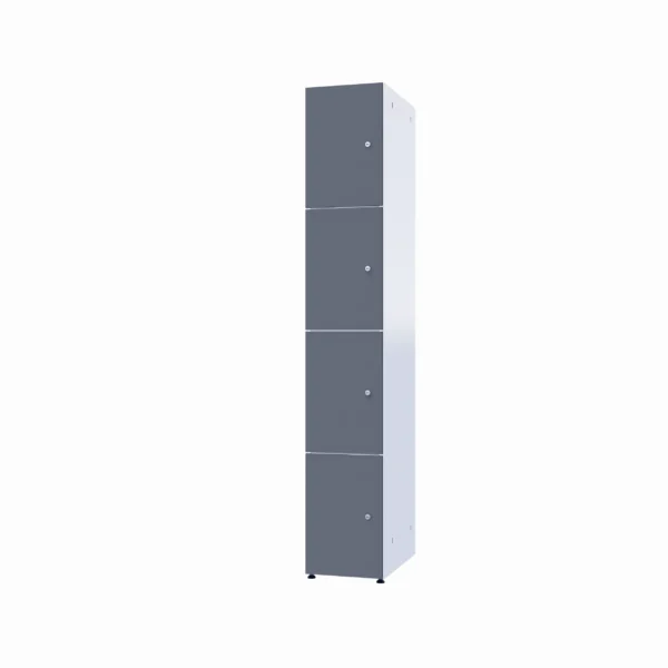 Modułowa szafka metal z HPL - Combo 4 poziomy