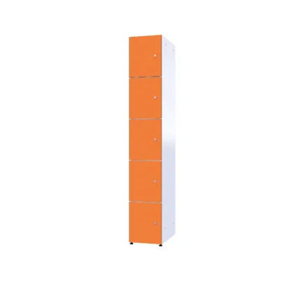 Depozytowa szafka metal z HPL - Combo w kolorze Spice Orange