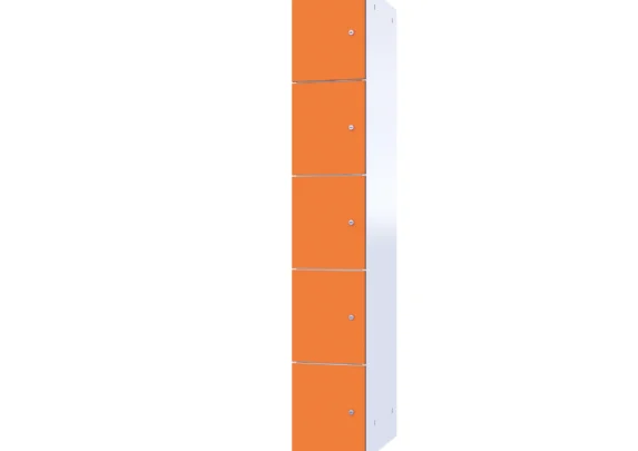 Depozytowa szafka metal z HPL - Combo w kolorze Spice Orange