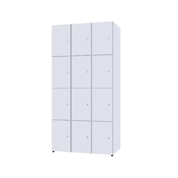 Modułowa szafka metal z HPL - Combo 4 poziomy