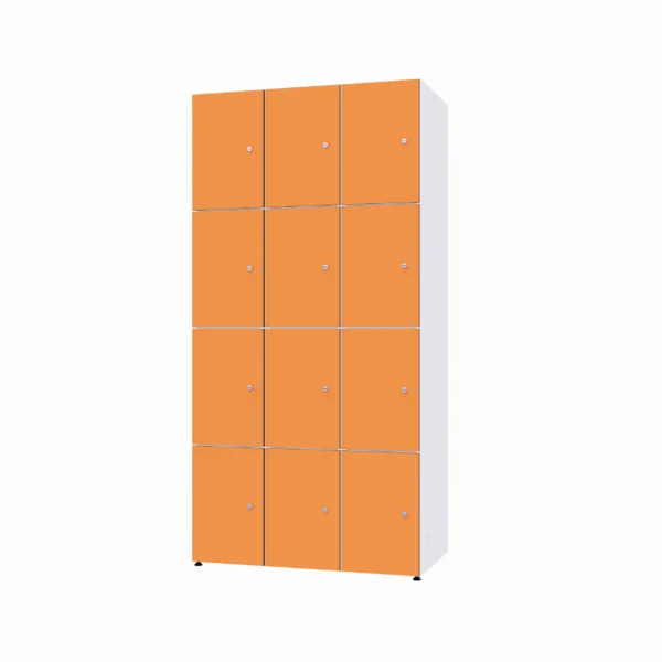Modułowa szafka metal z HPL - Combo 4 poziomy