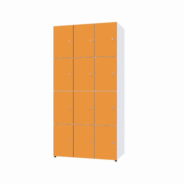 Modułowa szafka metal z HPL - Combo 4 poziomy