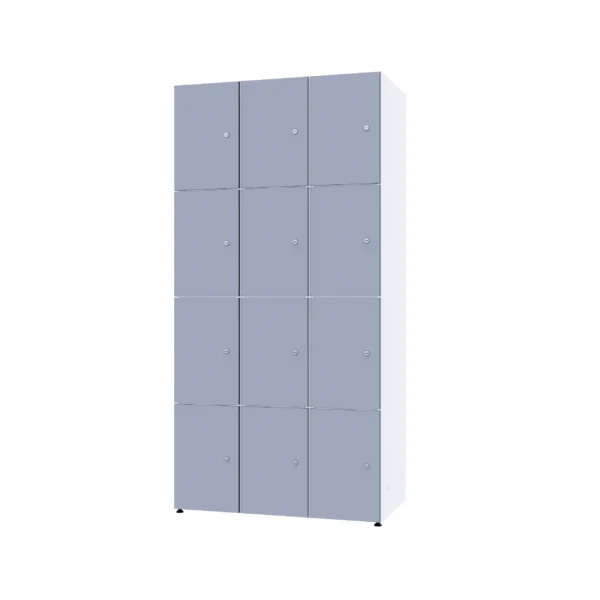 Modułowa szafka metal z HPL - Combo 4 poziomy