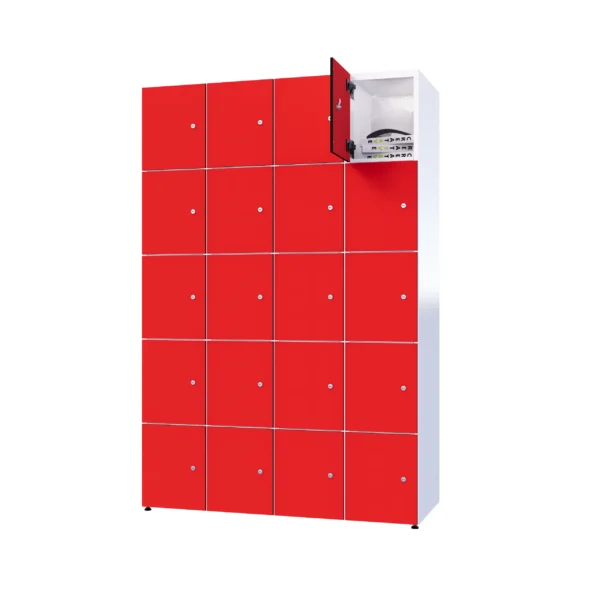 Depozytowa szafka metal z HPL - Combo