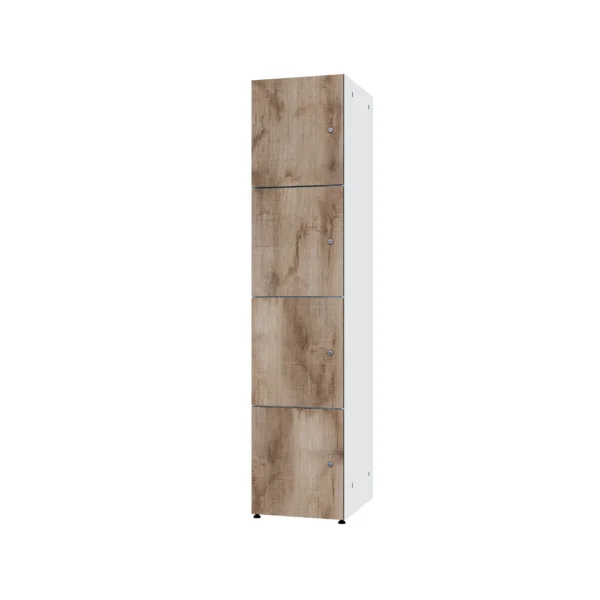 Modułowa szafka metal z HPL - Combo 4 poziomy