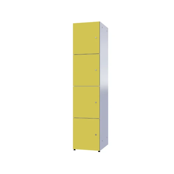Modułowa szafka metal z HPL - Combo 4 poziomy