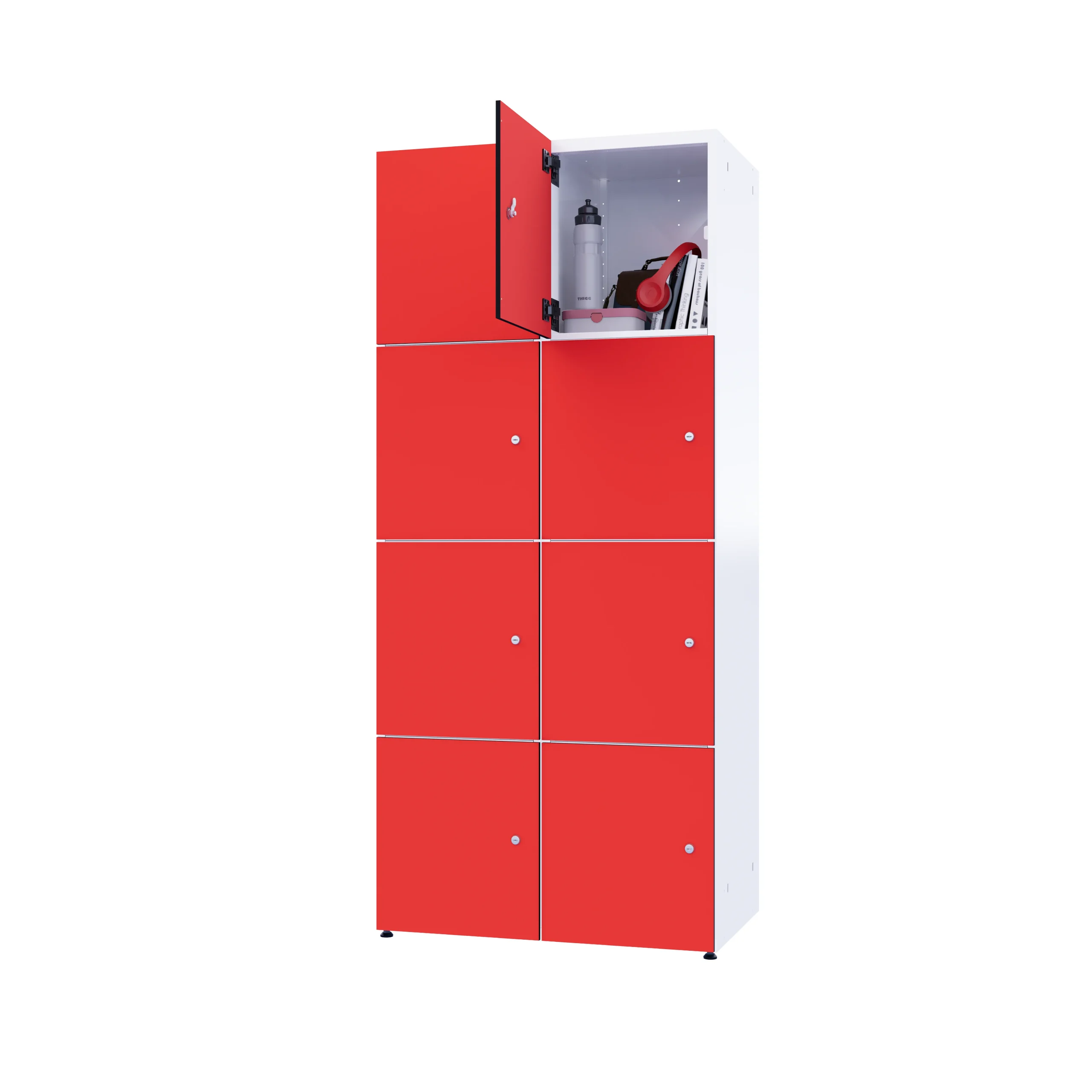 Modułowa szafka metal z HPL - Combo 4 poziomy - obrazek 48