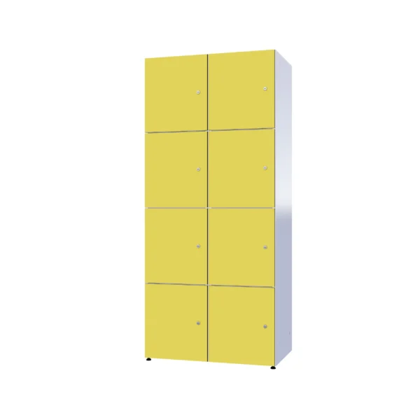 Modułowa szafka metal z HPL - Combo 4 poziomy