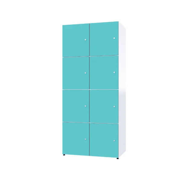 Modułowa szafka metal z HPL - Combo 4 poziomy