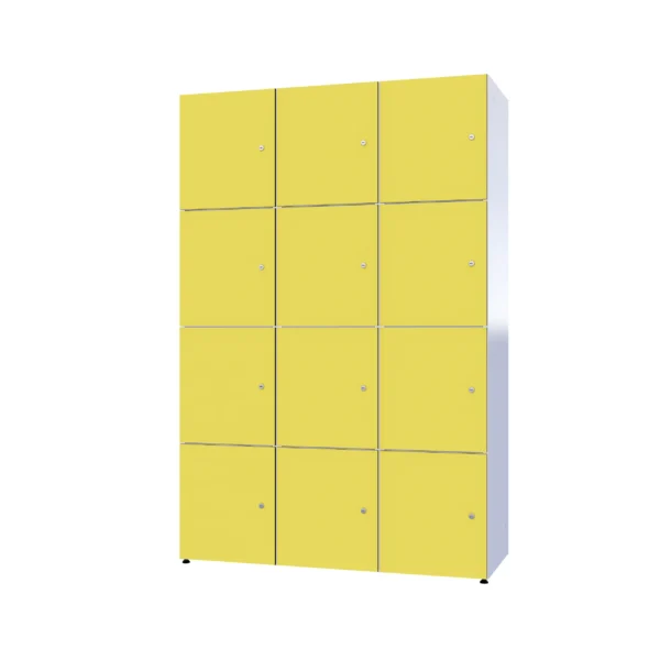 Modułowa szafka metal z HPL - Combo 4 poziomy