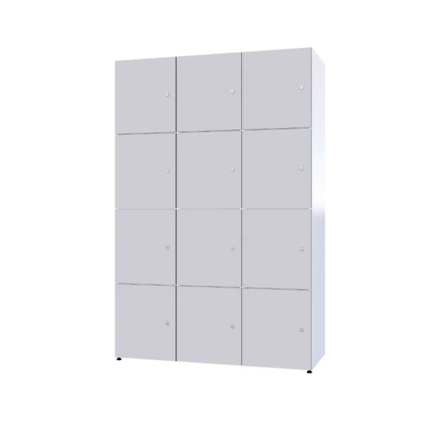 Modułowa szafka metal z HPL - Combo 4 poziomy