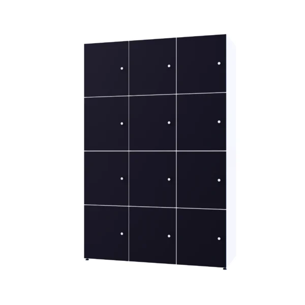 Modułowa szafka metal z HPL - Combo 4 poziomy