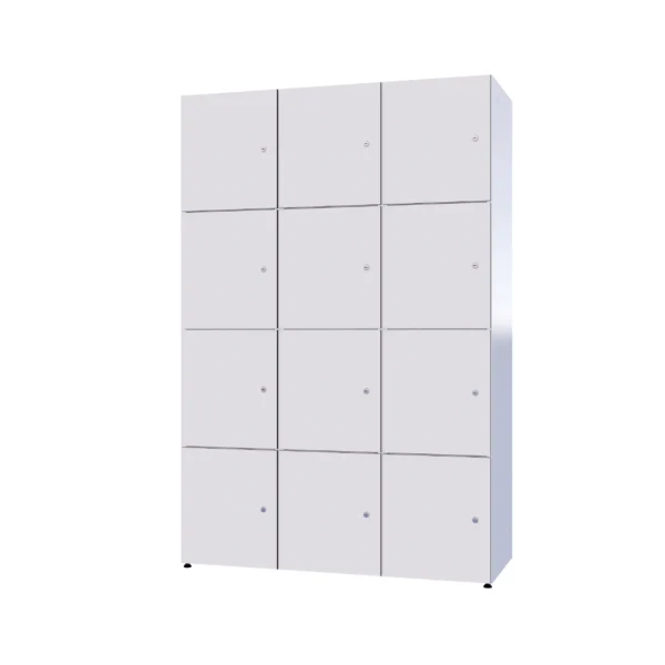 Modułowa szafka metal z HPL - Combo 4 poziomy