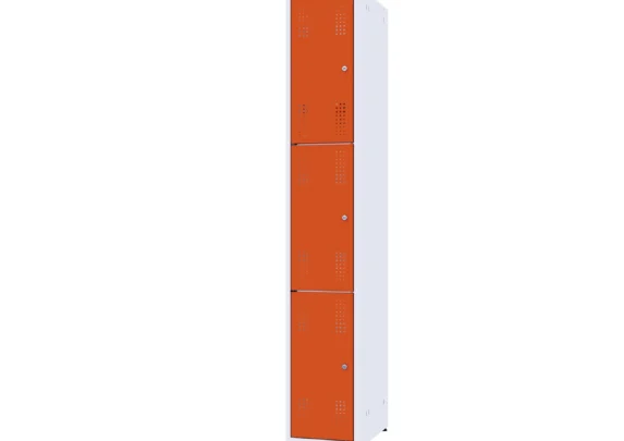 Szafka szkolna skrytkowa metalowa – Vela w kolorze Juicy Orange