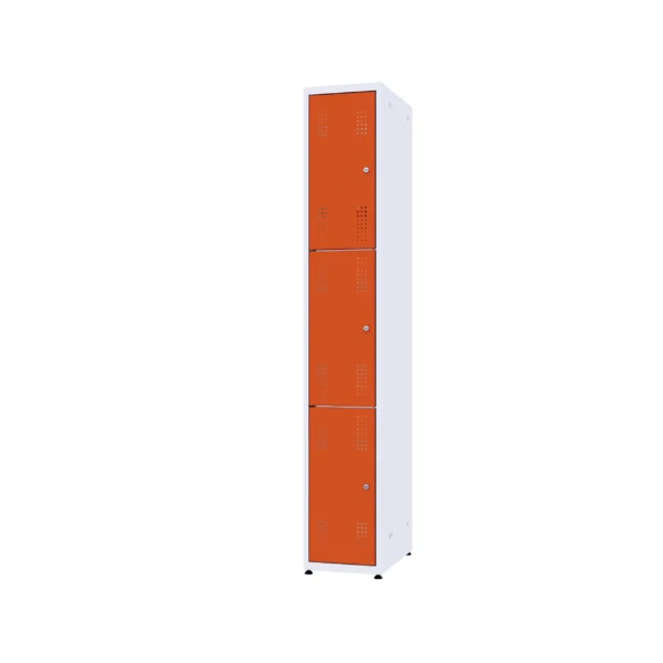 Szafka szkolna skrytkowa metalowa – Vela w kolorze Juicy Orange