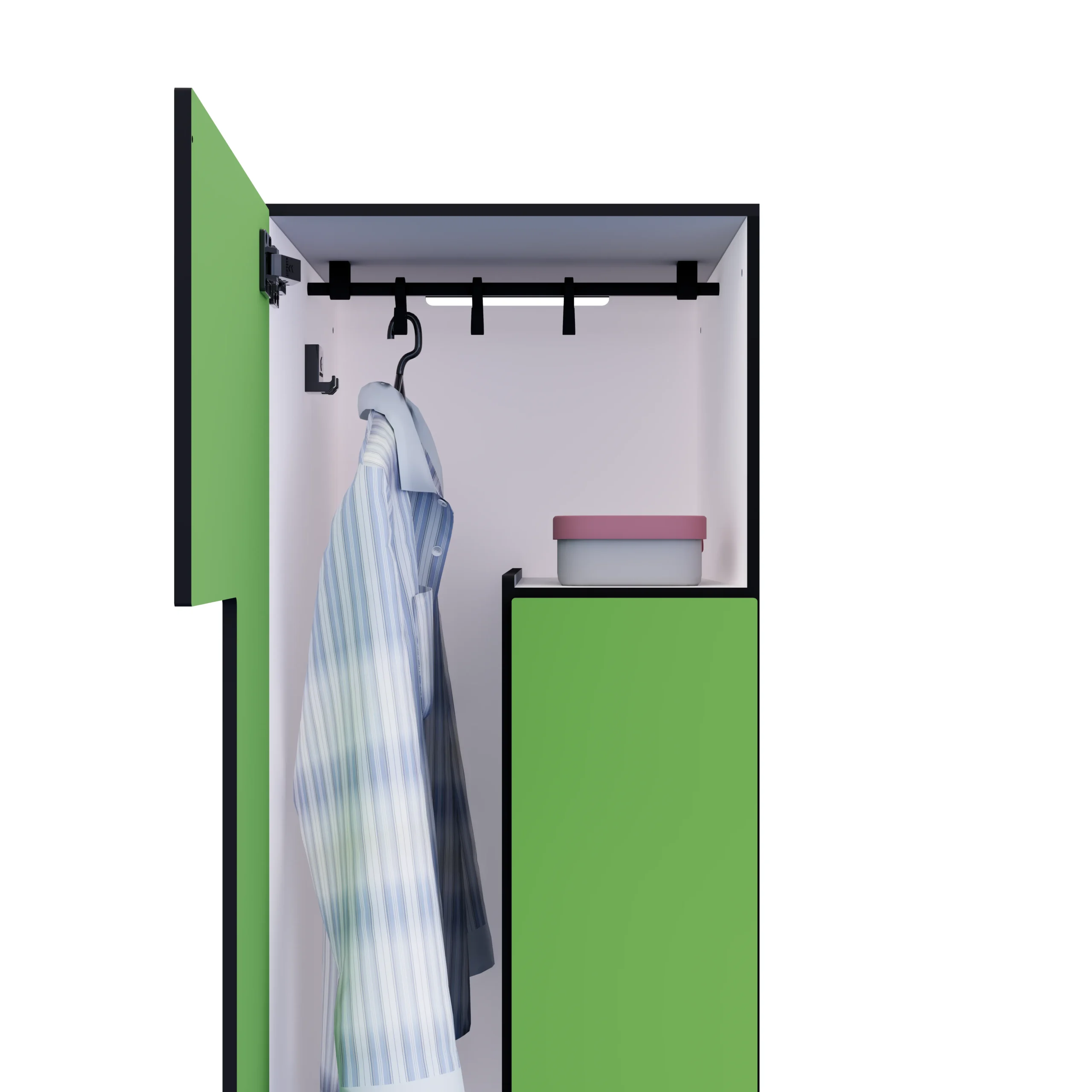 Taurus L 1×2 wspornik 400 RAL 6018 forest green- DATAL_7_11zon